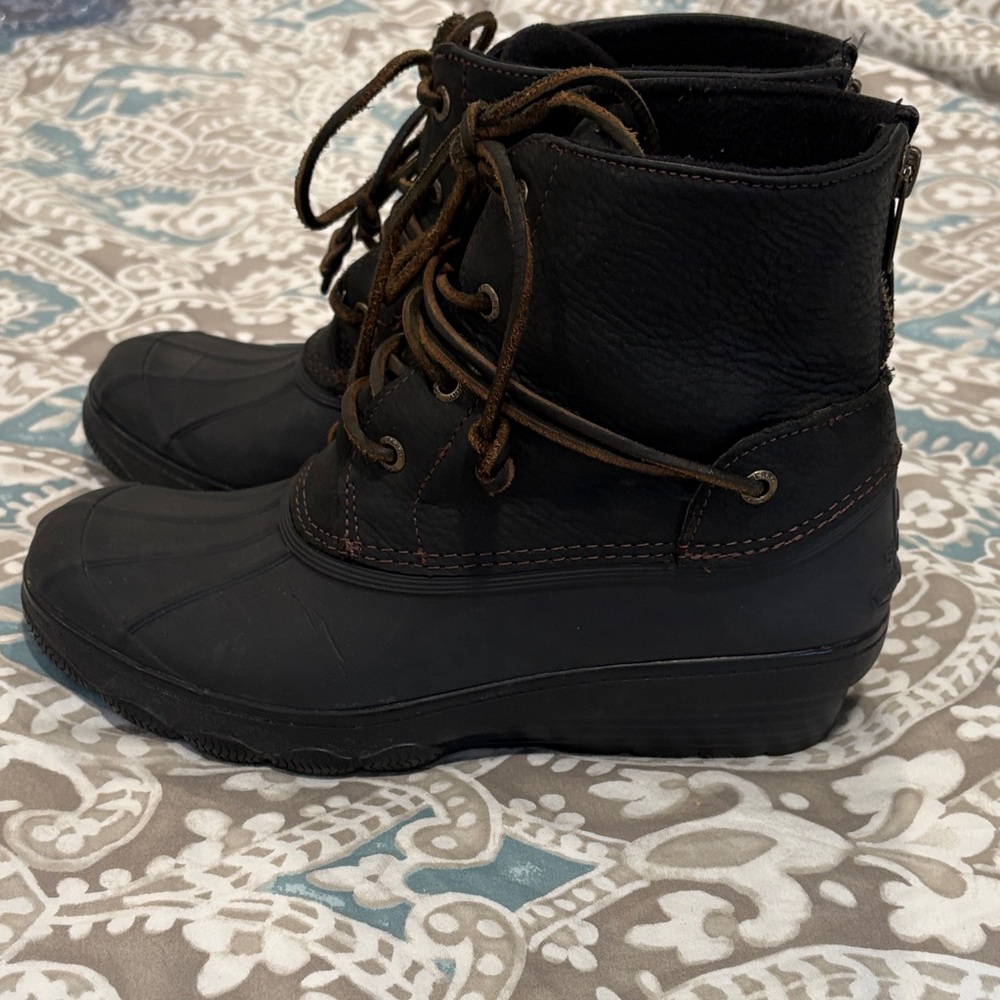 Sperry Black Winter & Rain Boots - Picture 7 of 8